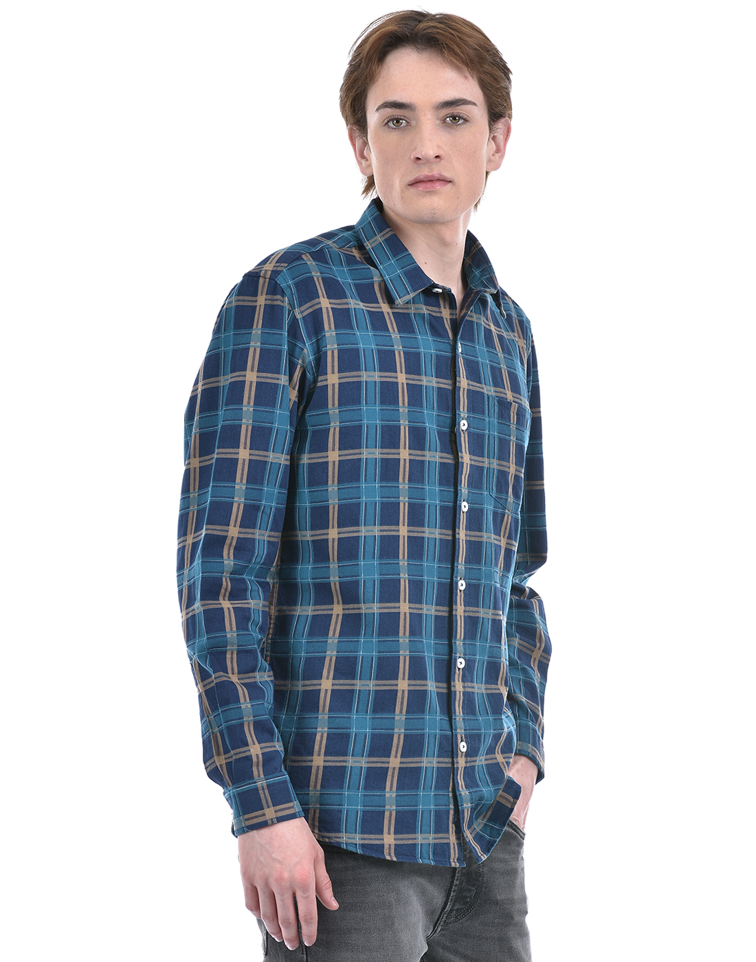 Numero Uno Men Checkered Multicolor Shirt